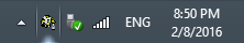 Icon of the program in system tray