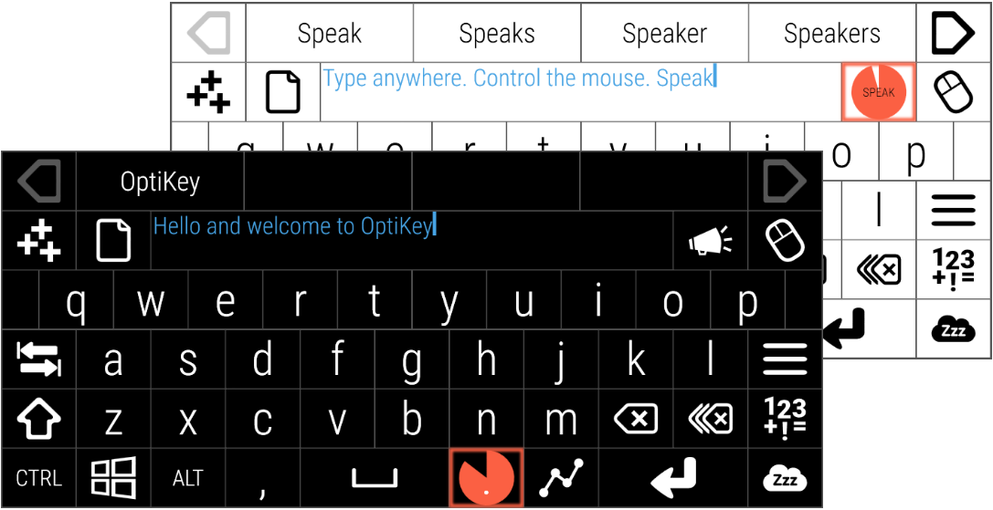 OptiKey Interface